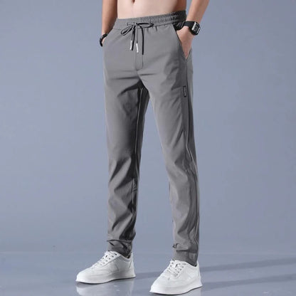 (Buy 1 Get 1 Free) MEN'S HIGH STRETCH SKINNY CARGO PANTS(Black & Grey)